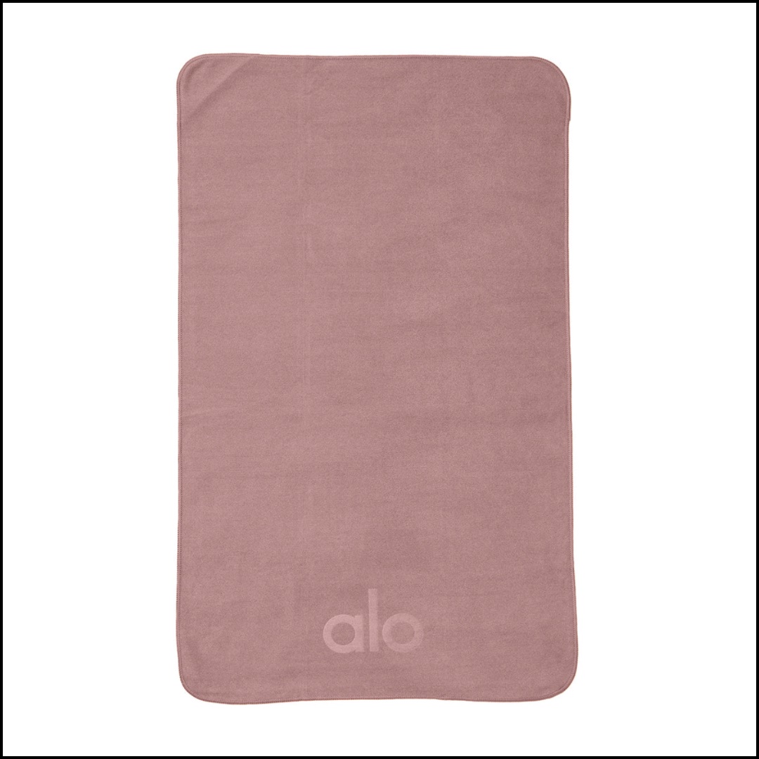 pink sweat towel pilates