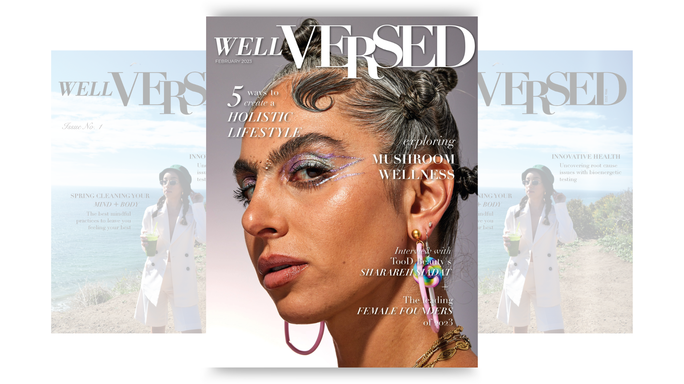 Well Versed magazine featuring Shari Siadat